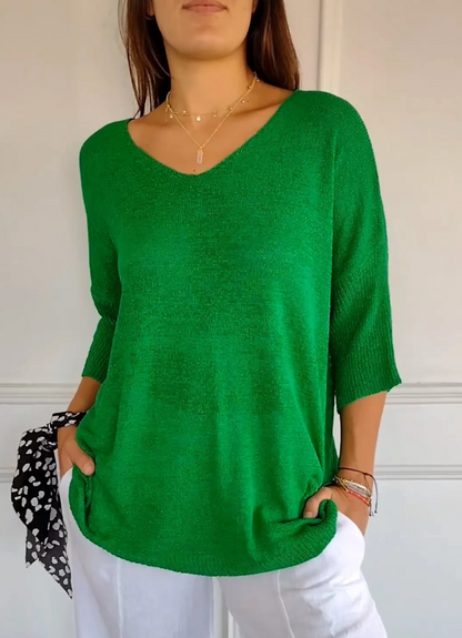 ER | Camicia con maniche a mezza lunghezza