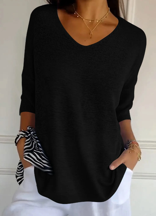 ER | Camicia con maniche a mezza lunghezza