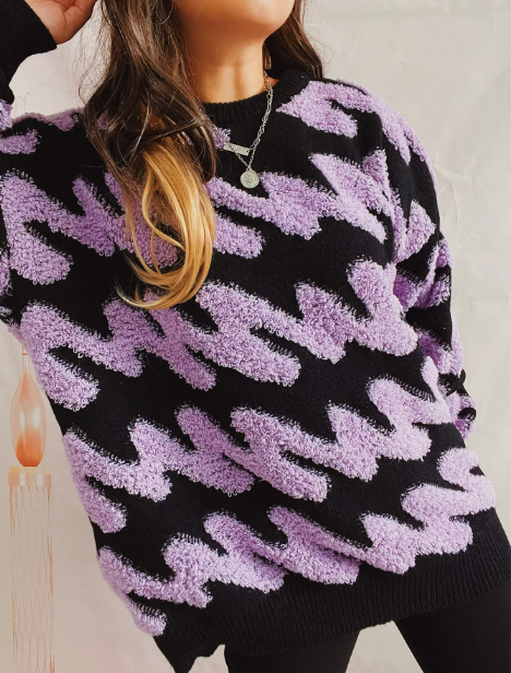 Maglione dal design raffinato