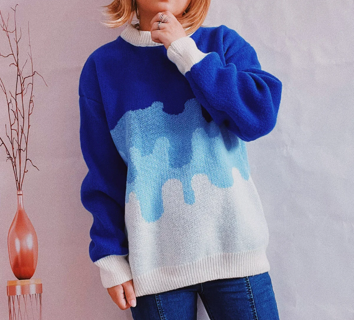 Maglione splendidamente realizzato