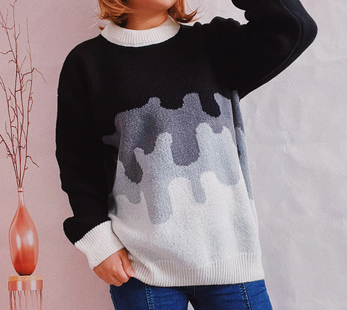 Maglione splendidamente realizzato