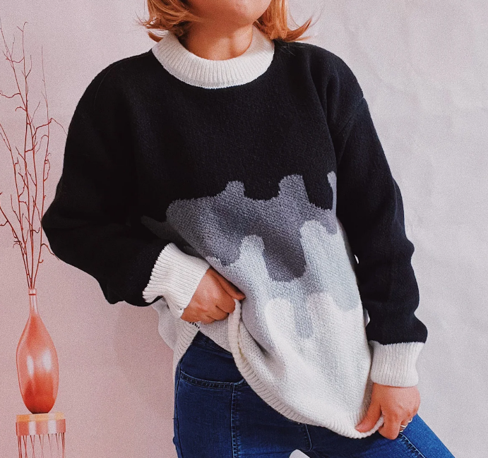 Maglione splendidamente realizzato