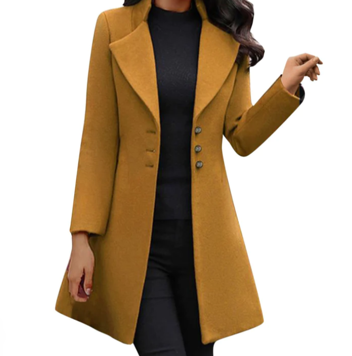 LP | Cappotto in lana italiana a maniche lunghe