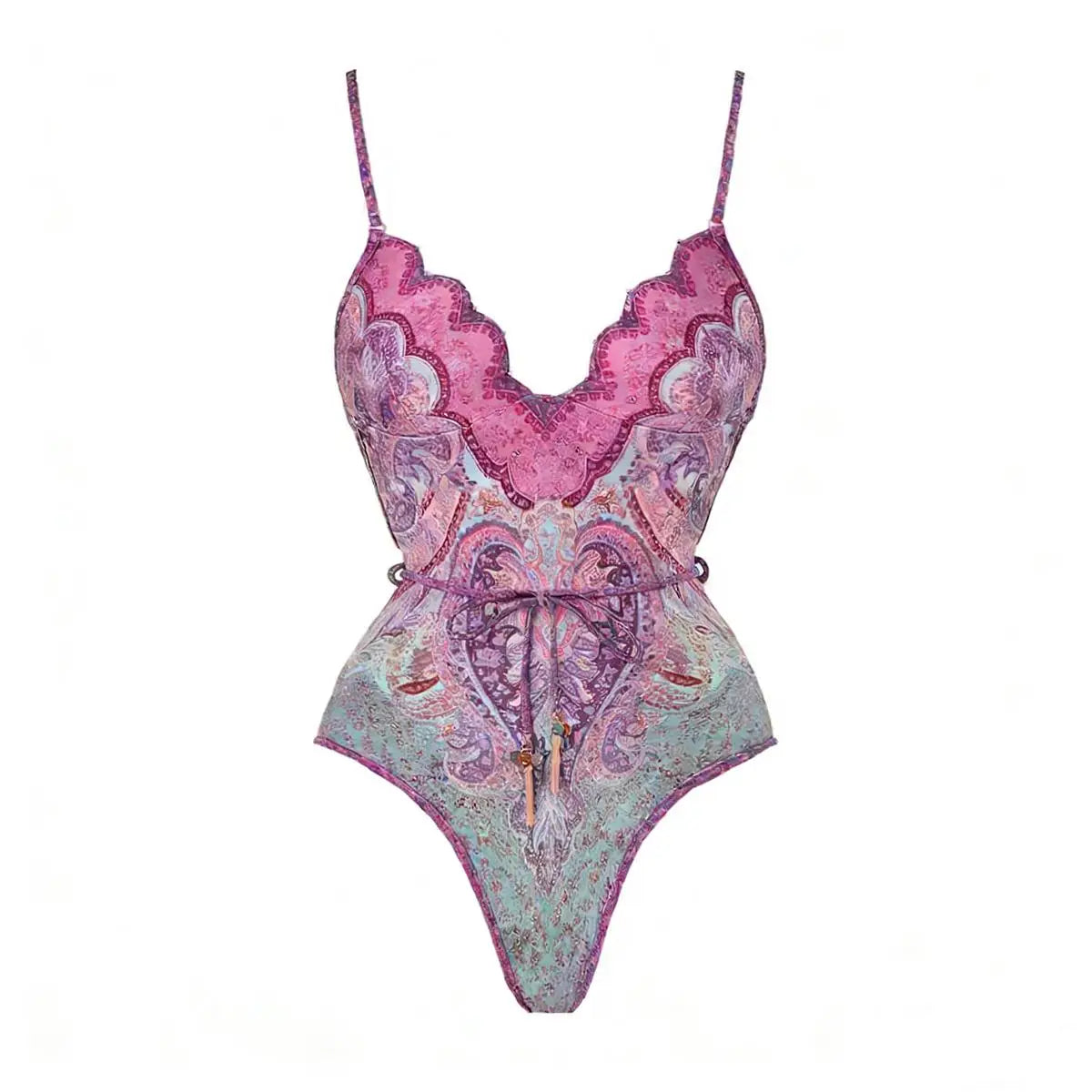 Beautifully Finished Bathing Suit in a Timeless Design