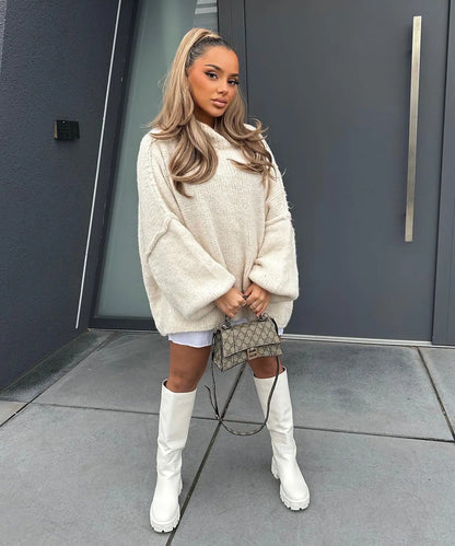 Moderno e minimalista Maglione