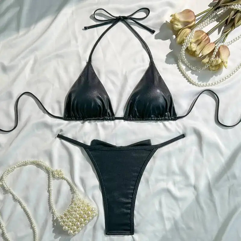 Beautifully Finished Bathing Suit in a Timeless Design