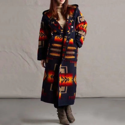 LP | Cappotto lungo in stile etnico