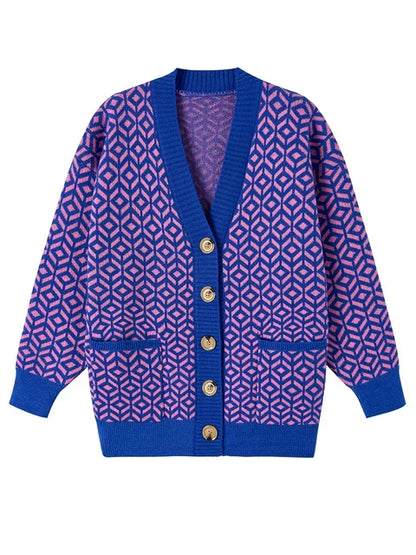 LP | Elegante cardigan in maglia con abbottonatura