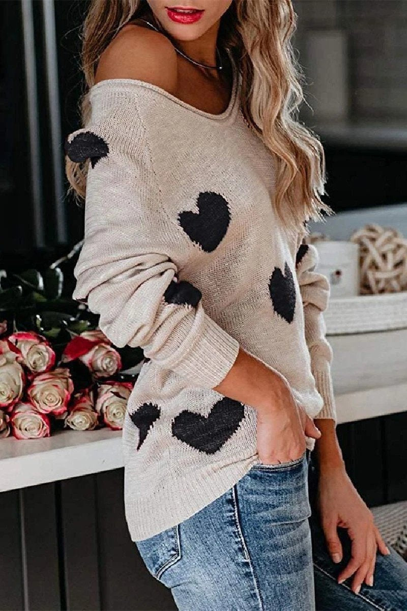 Maglione dal design curato