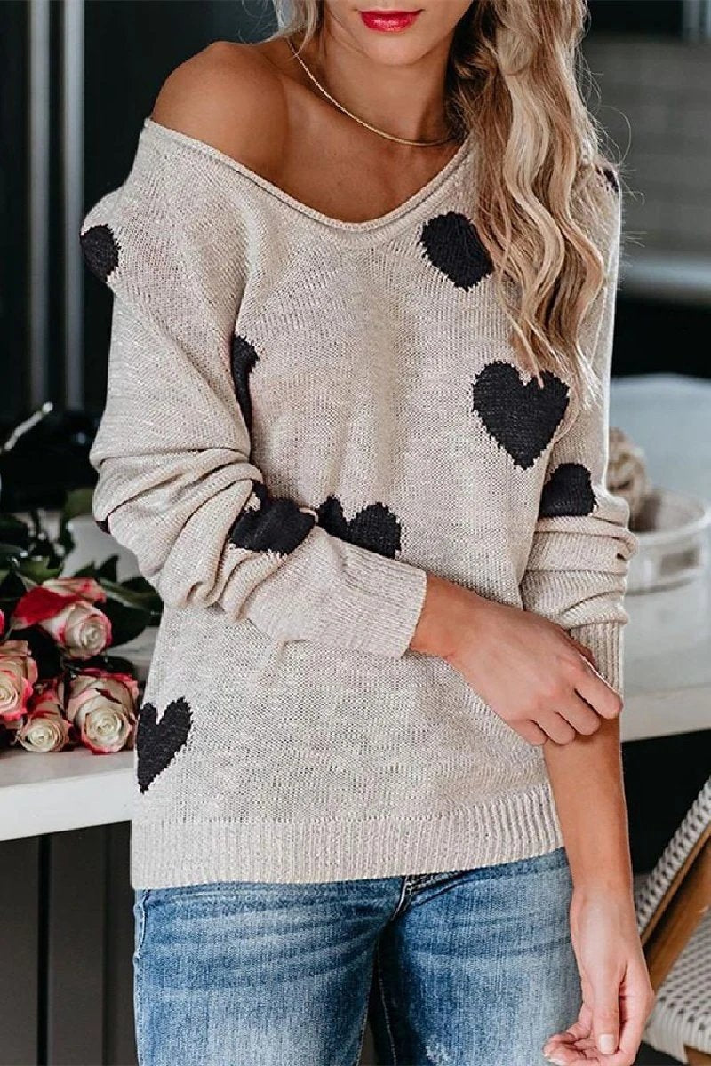 Maglione dal design curato
