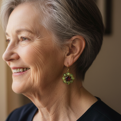 Orecchino artigianale delicato