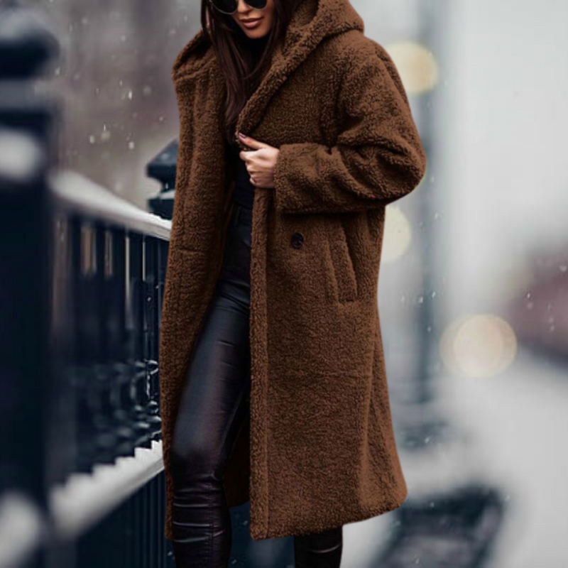 LP | cappotto lungo e caldo in felpa