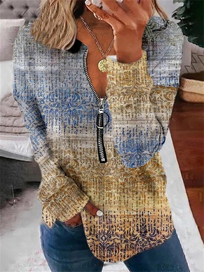 LP | Maglia con motivo floreale in stile vintage