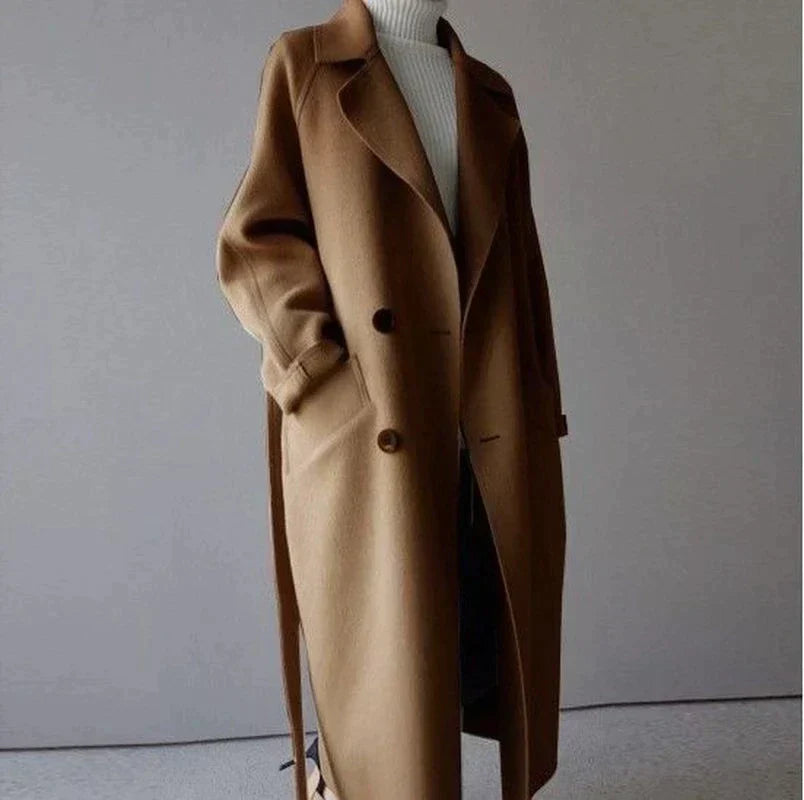 JO | Cappotto lungo in lana da donna