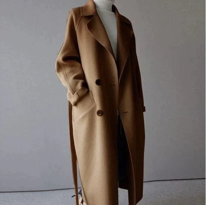 JO | Cappotto lungo in lana da donna