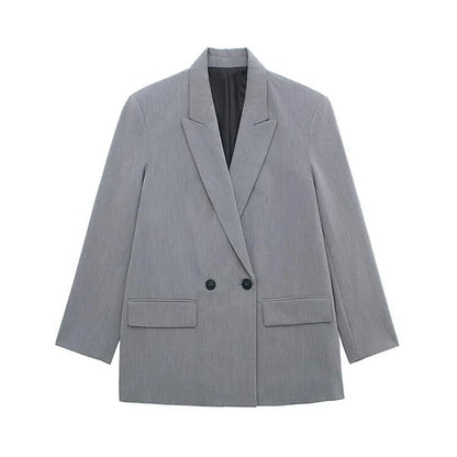 LP | elegante blazer a maniche lunghe dal design strutturato