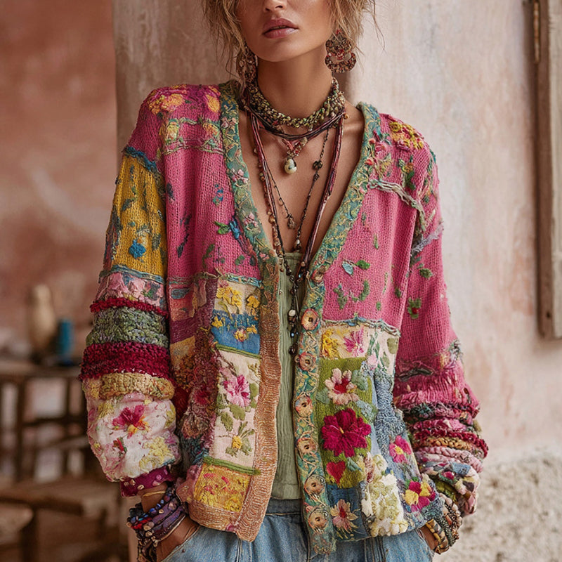 Cardigan dallo stile vintage senza tempo