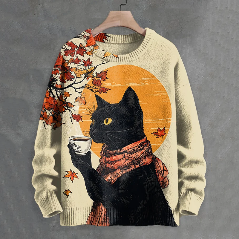 Maglione dal design curato