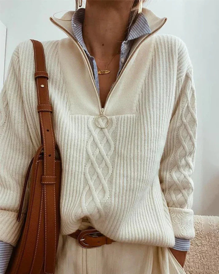 Maglione dal design curato