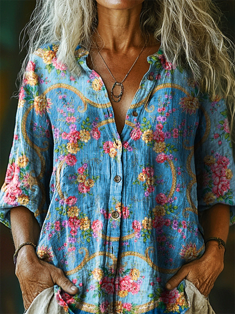 Camicia in stile vintage senza tempo