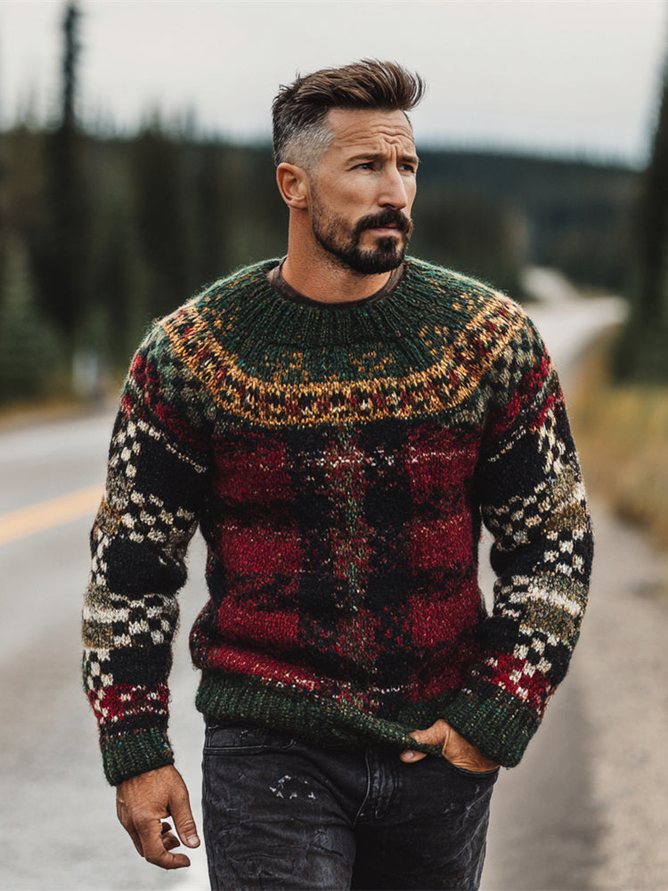 Maglione in stile vintage senza tempo