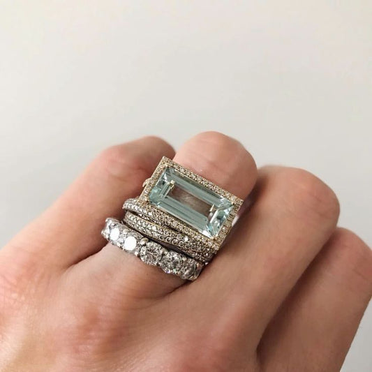 Argento Parure artigianale delicato