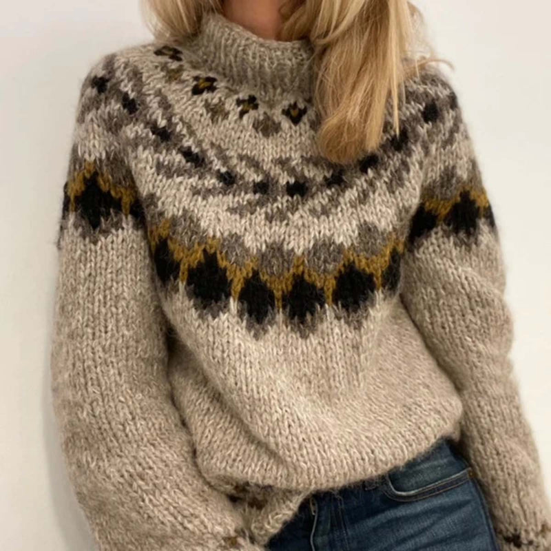 Maglione dal design curato