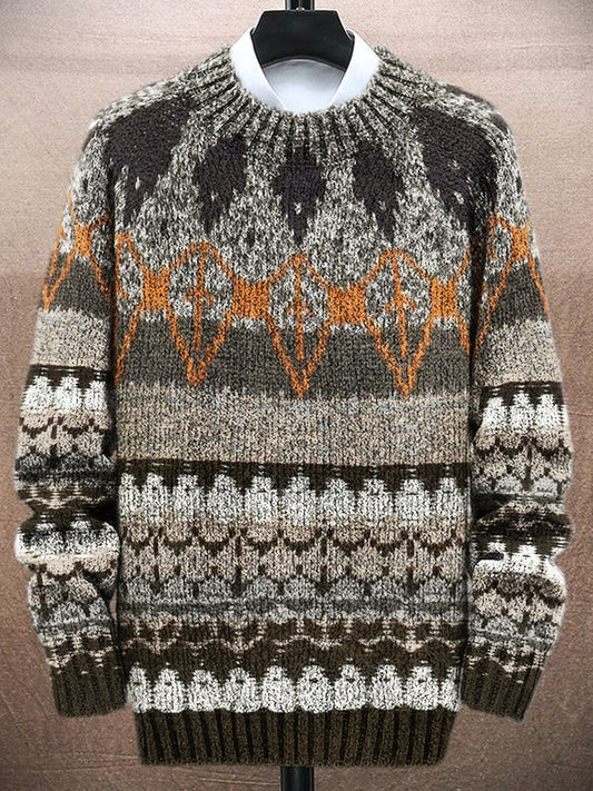 Western Vintage Men's Icelandic Sweater elevenforest
