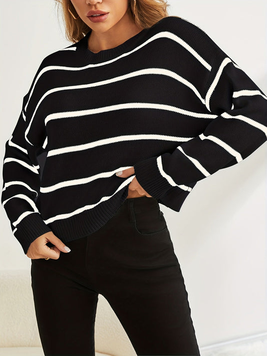 Ornella® | Striped knit sweater