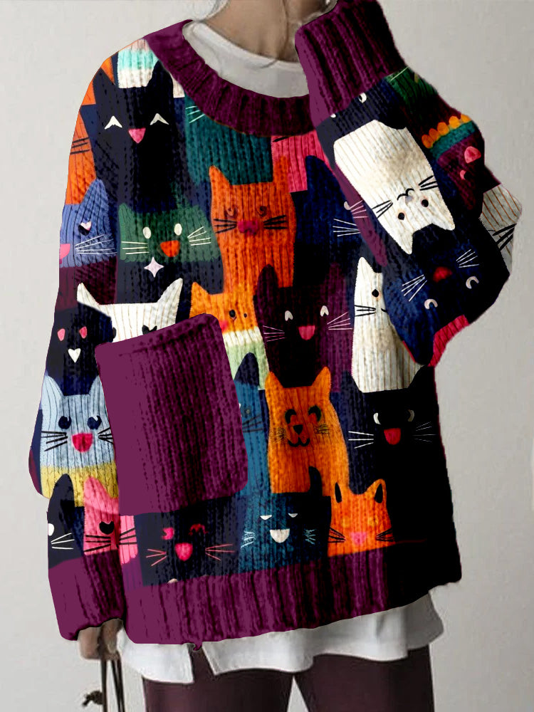 Maglione dal design curato