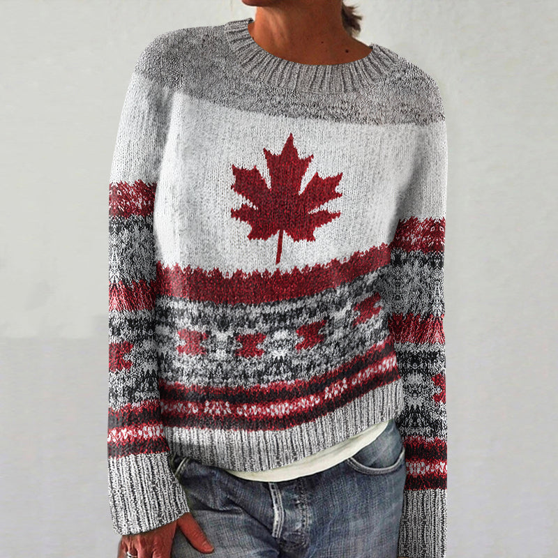 Maglione dal design curato