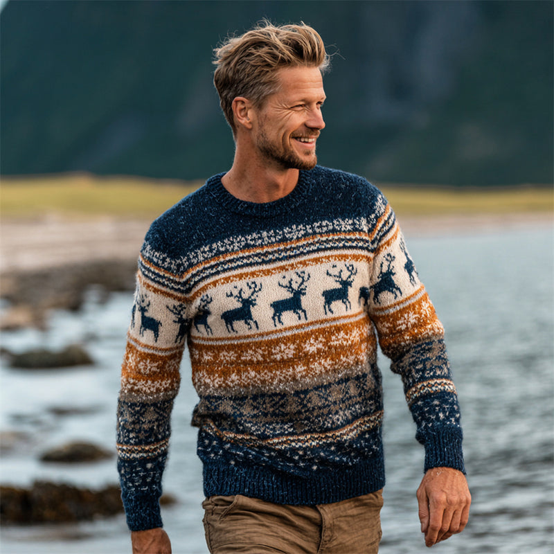 Maglione dal design curato