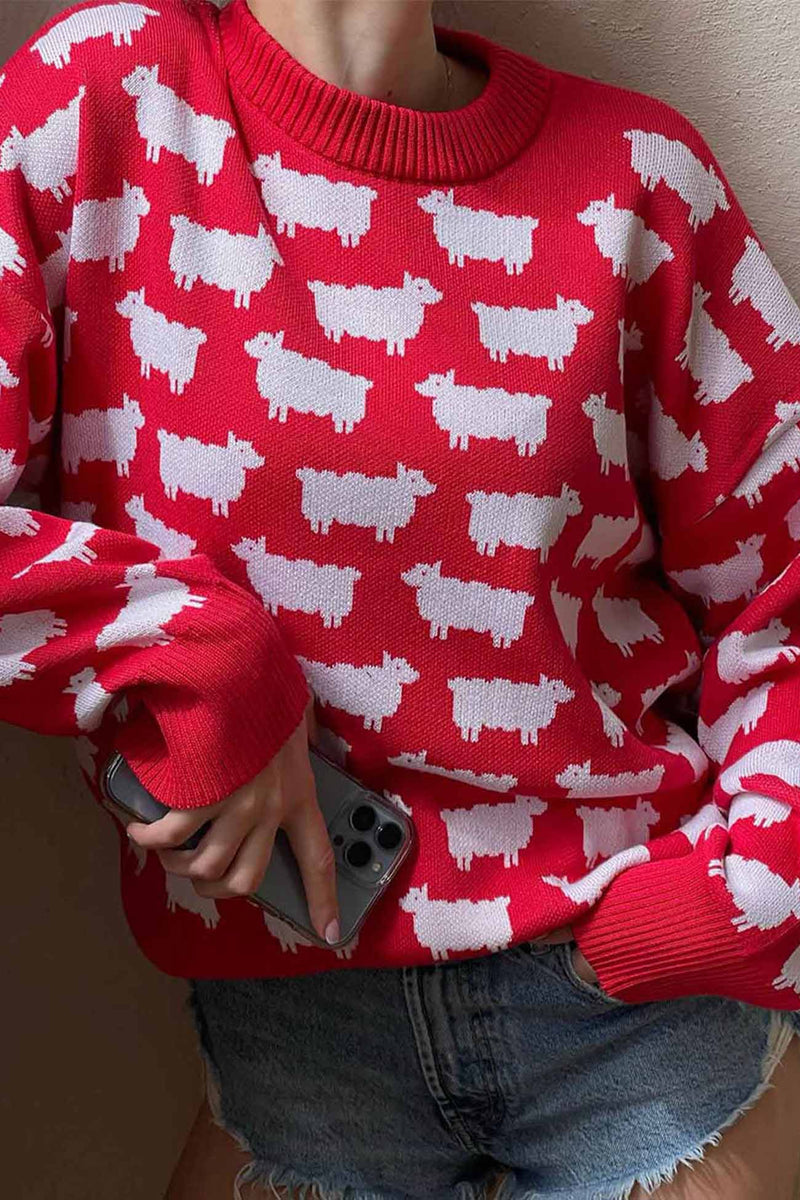 Maglione dal design curato