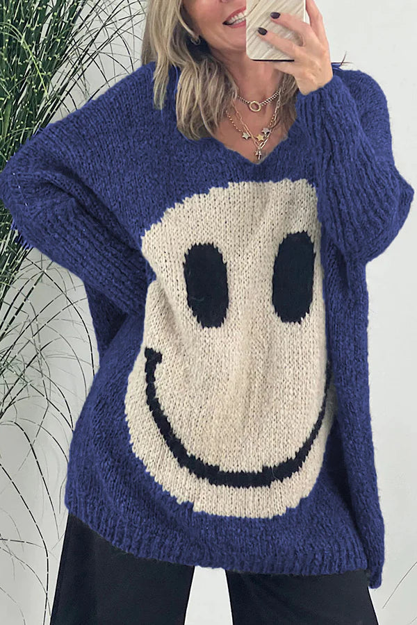Maglione dal design curato
