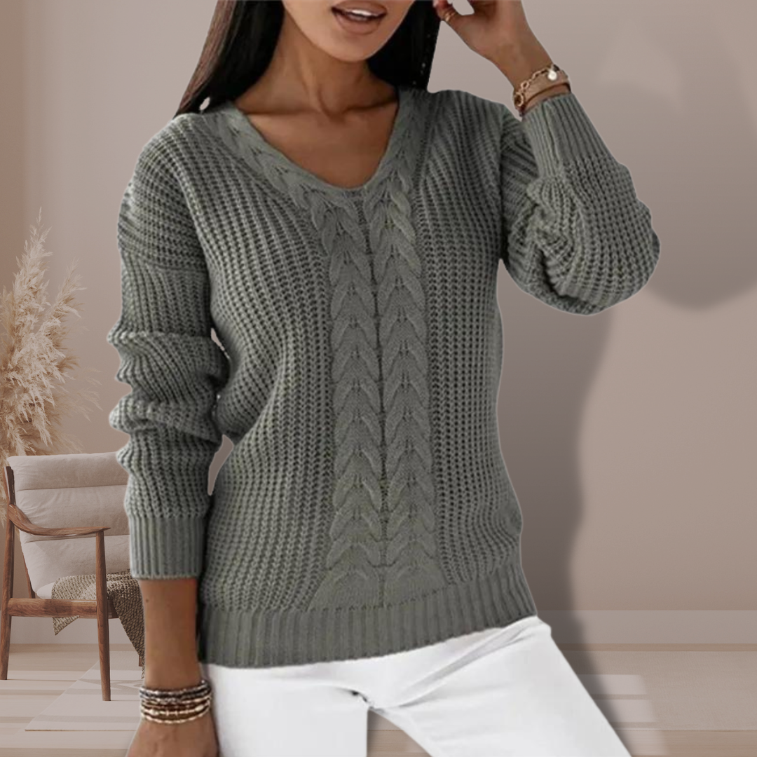 Gloria® | Stylish women's knitted sweater with structure