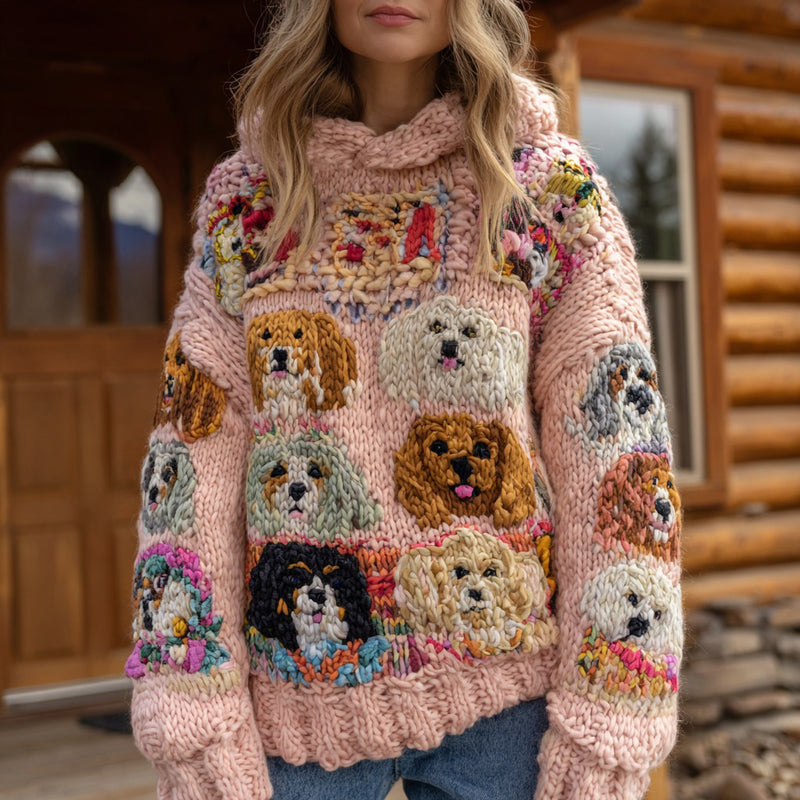 Maglione dal design curato