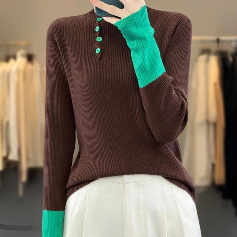 Maglione dal design curato