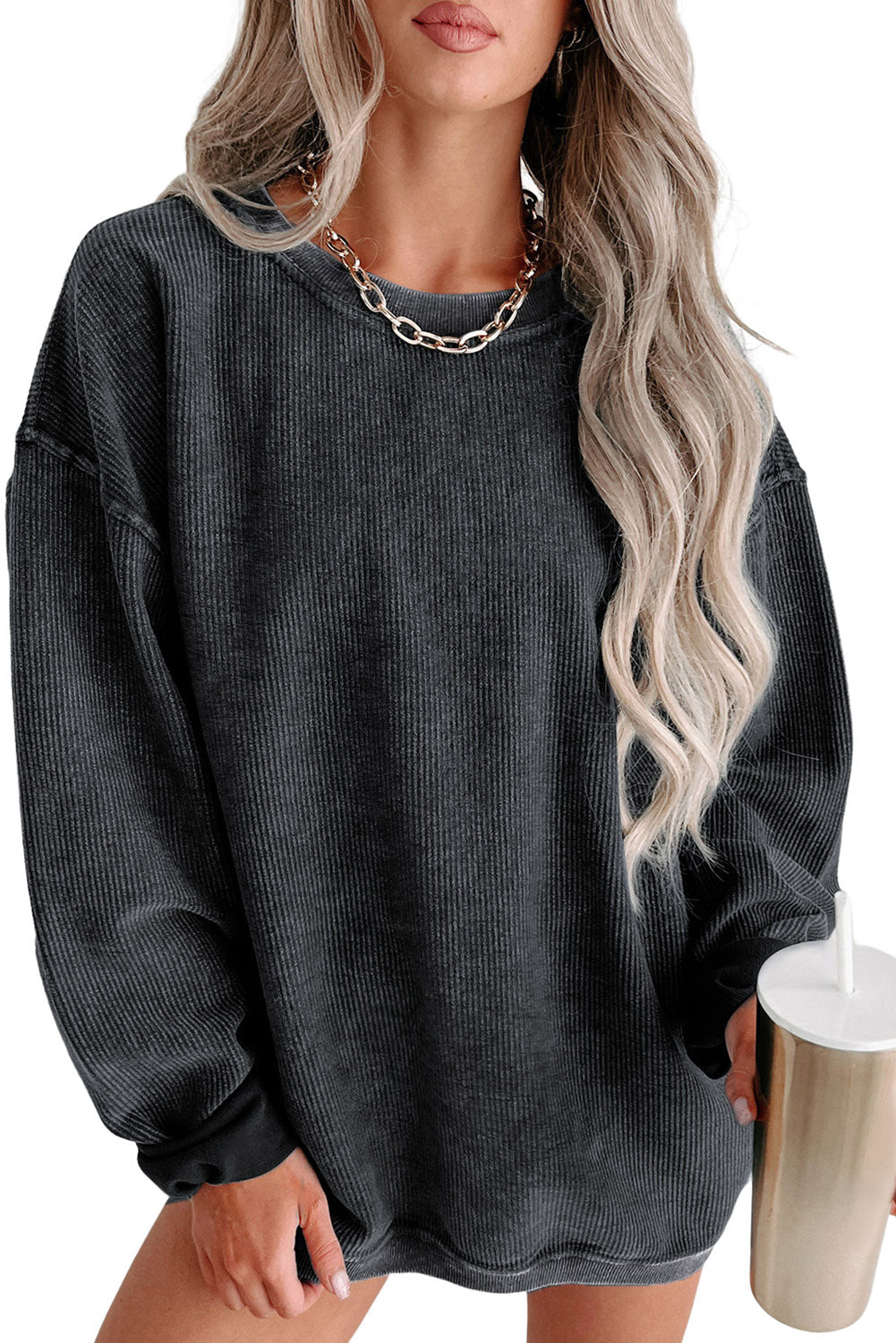 Maglione dal design curato
