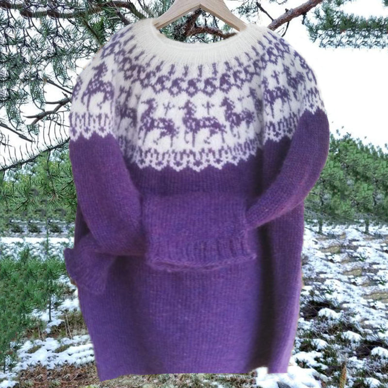 Maglione in stile vintage senza tempo