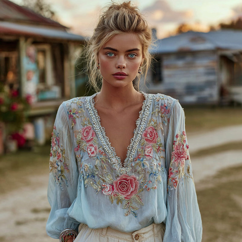 Camicia in stile vintage senza tempo