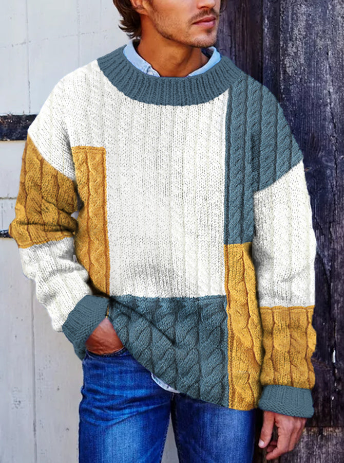 Maglione dal design curato