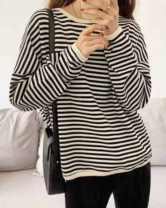Diana® | Striped sweater blouse “Charlotte”.