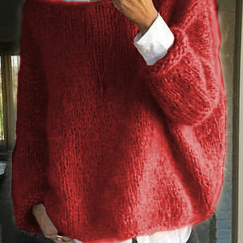 JO | Maglione oversize comodo lavorato a maglia
