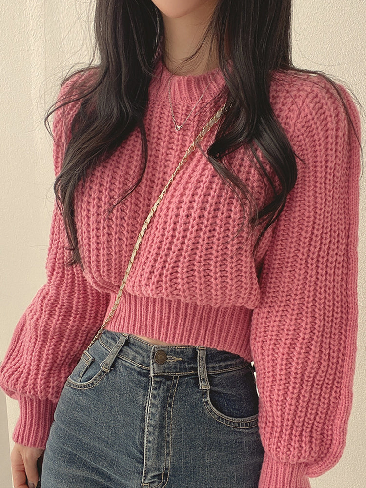 Maglione dal design curato