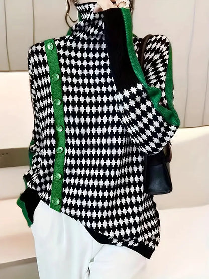 LP | Maglia a collo alto con motivo all-over