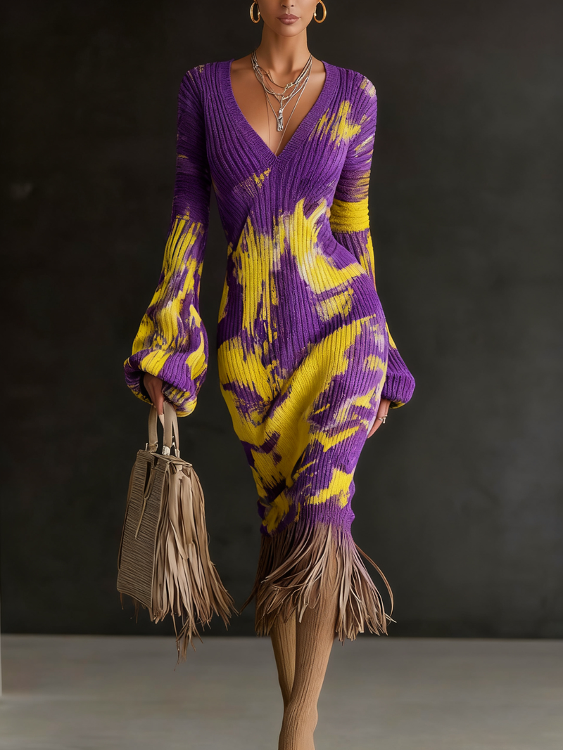 Vestito dal design curato