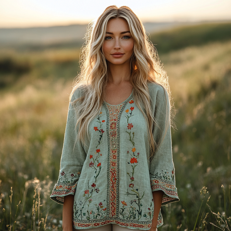 Camicetta dal design curato