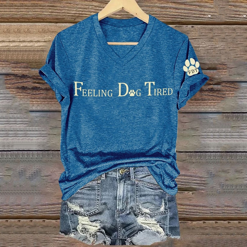 Comstylish Women's Cat Fdt Print Long Sleeve T-shirt