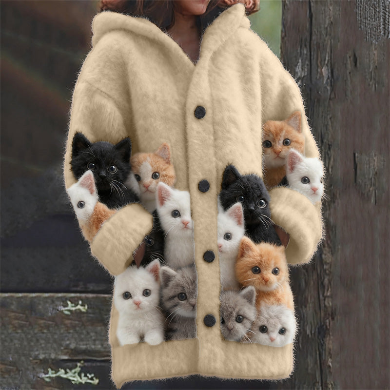 Cardigan dal design curato