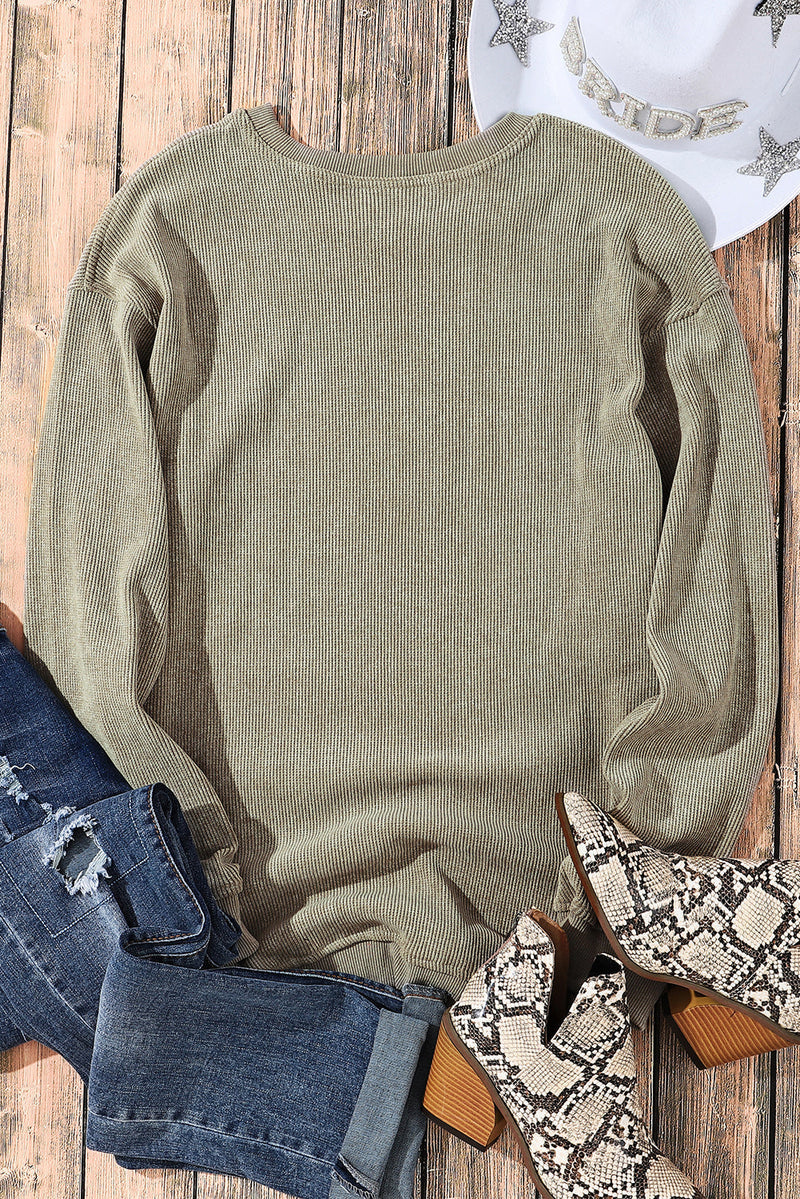 Maglione dal design curato